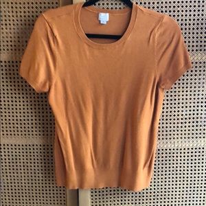 Never worn, burnt orange short sleeved sweater!